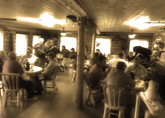 Black Bear Island Lodge dining