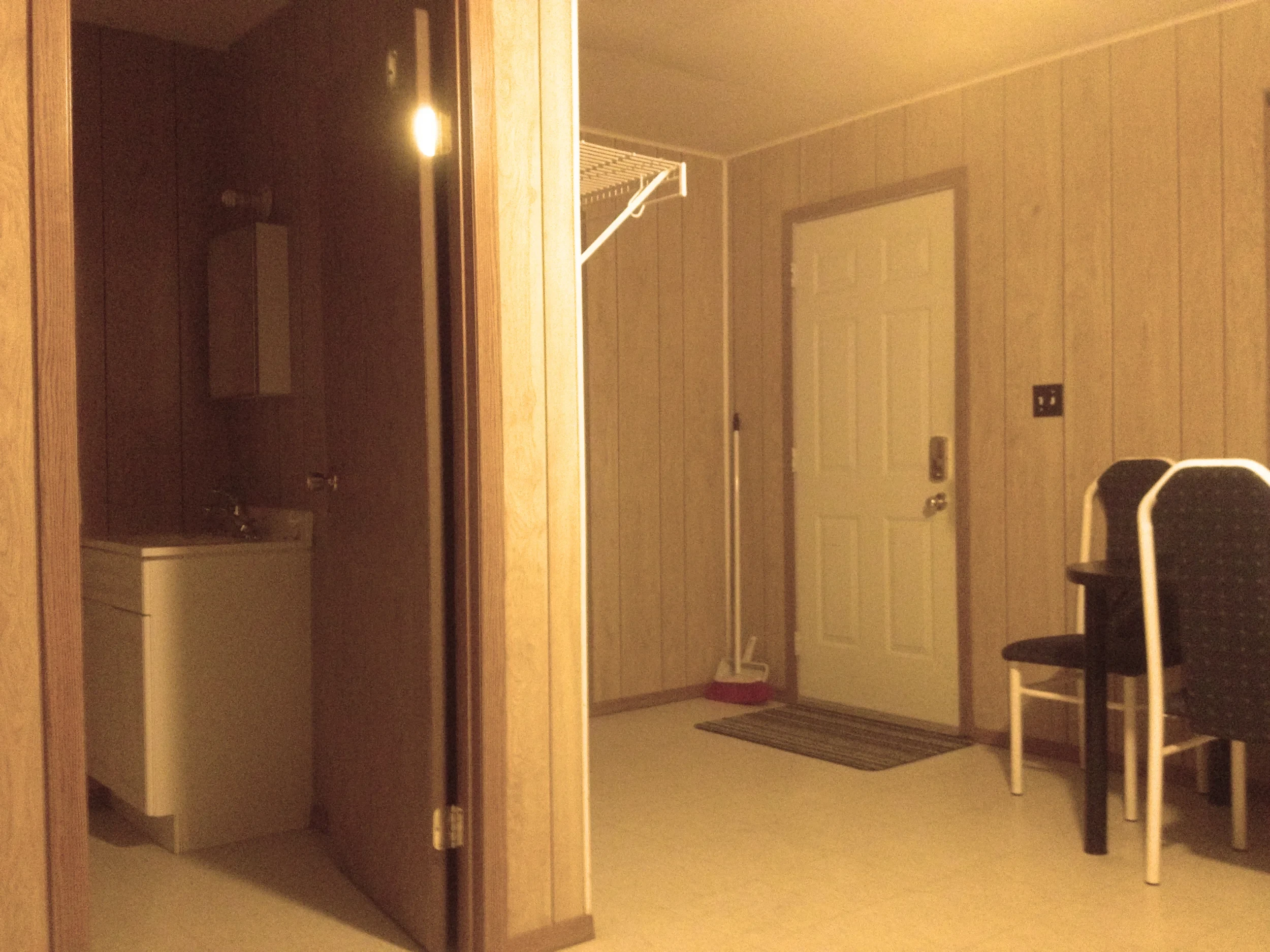 Lodge cabin interior